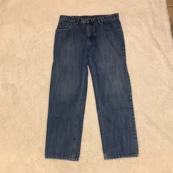 Vtg MARLBORO CLASSICS Womens Wide Leg Denim Jeans W34 L30  Cotton Made in USA - Picture 1 of 10